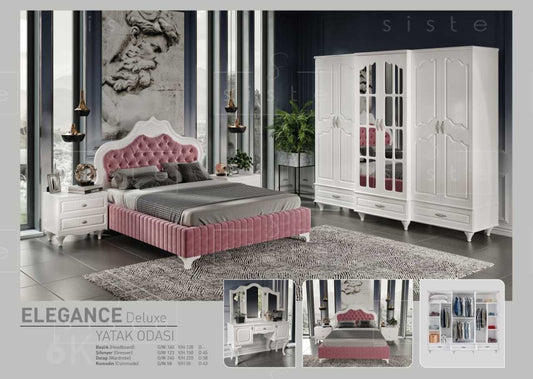 Elegance Deluxe Mdf Country Yatak Odası Takımı Ss