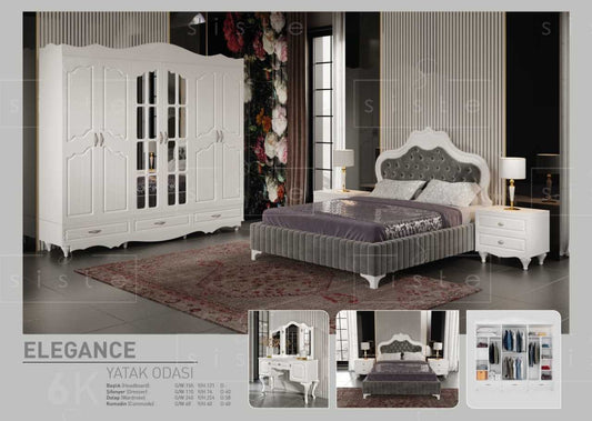 Elegance Deluxe Mdf Country Yatak Dahil Yatak Odası Takımı Ss