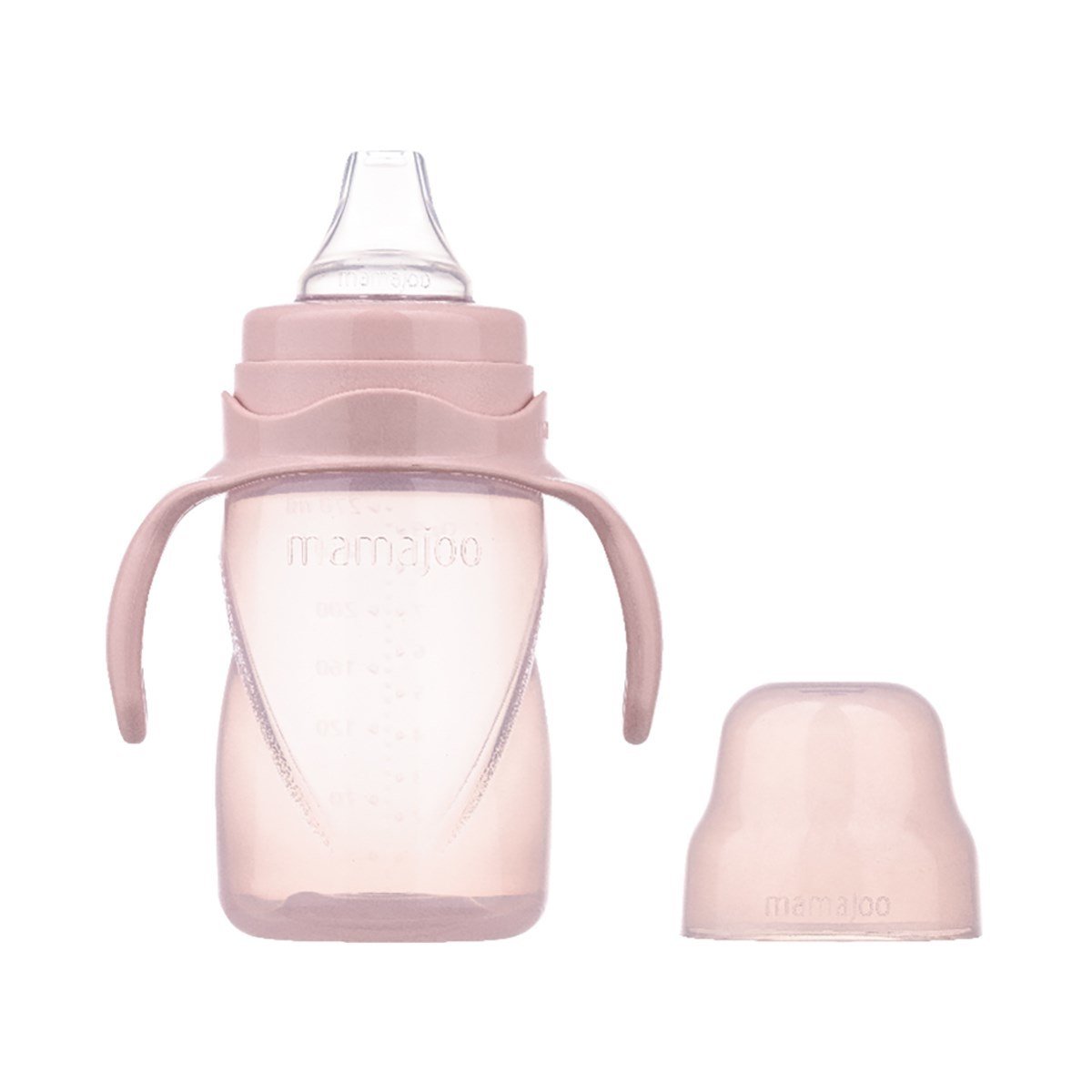 Mamajoo 270ml Kulplu Eğitici Bardak Seti / Powder Pink