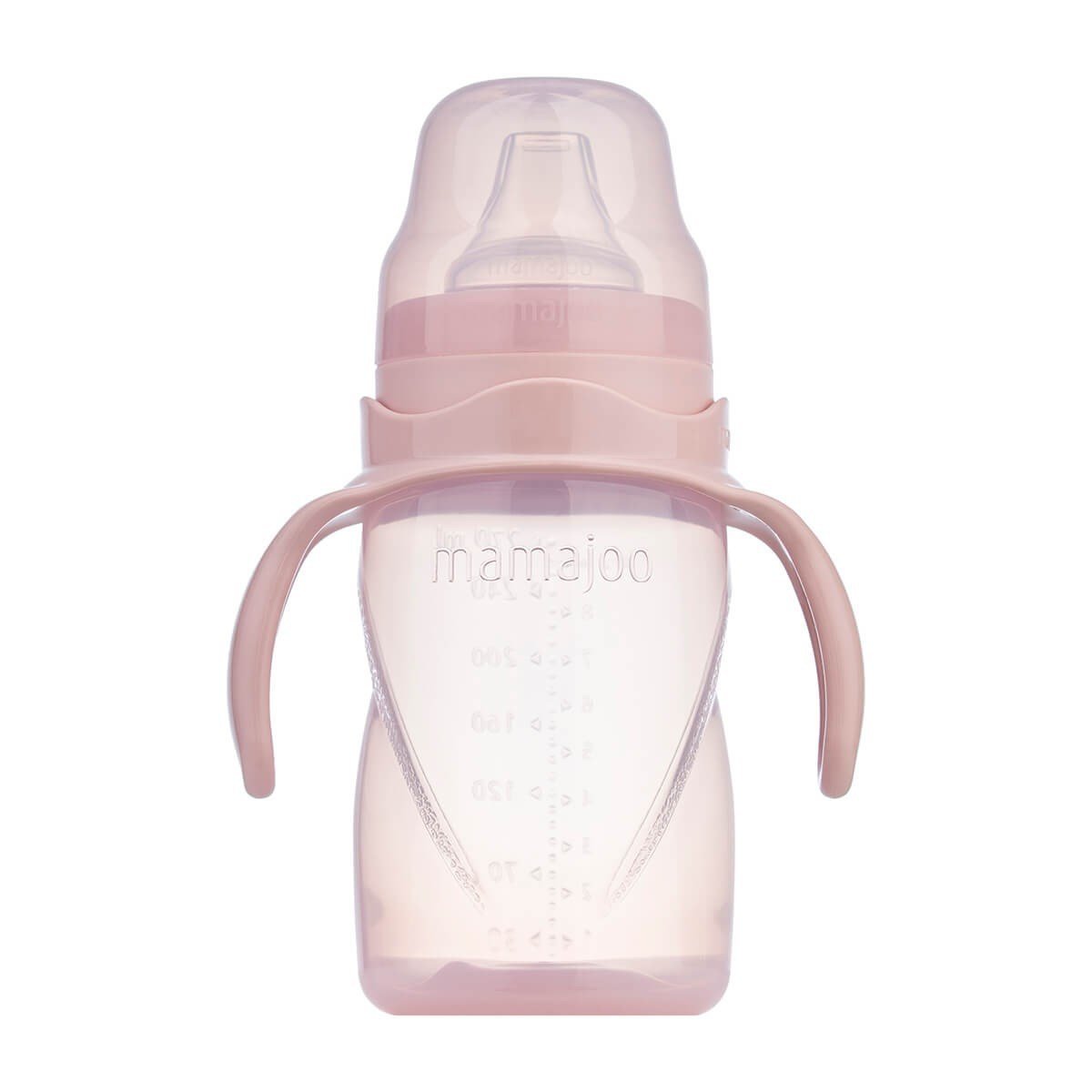 Mamajoo 270ml Kulplu Eğitici Bardak Seti / Powder Pink